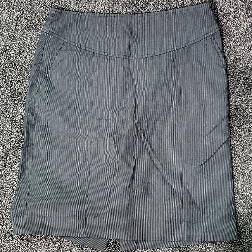 Blue grey skirt